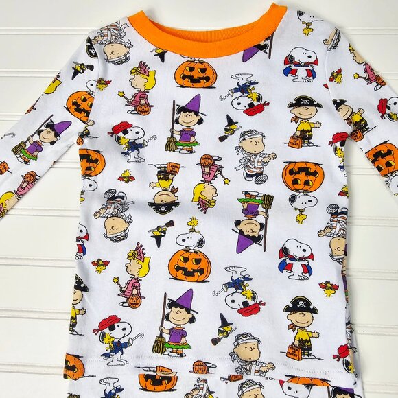 Peanuts Halloween Characters 2 Piece Long Sleeve Pajama Set Toddlers Size 4T NWT - Picture 2 of 8